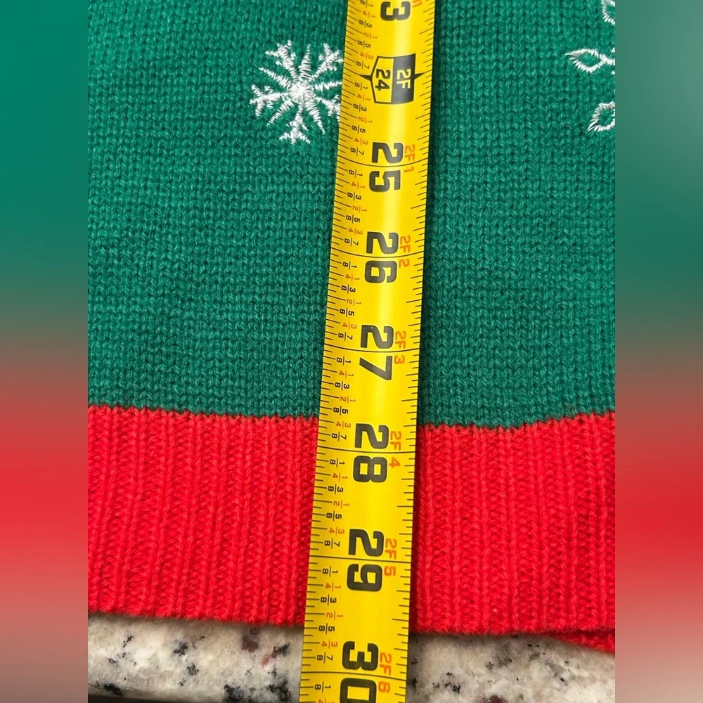 Jolly Sweaters Green T-Rex Dinosaur Christmas‎ Sweater NWT 2XL